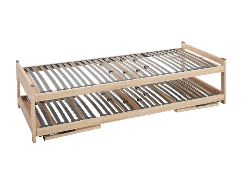 Lit Gigogne Robusta fermé sans matelas